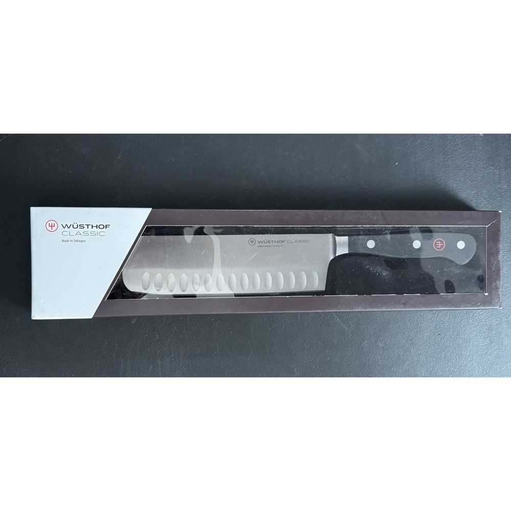 Wusthof Classic 7" Hollow Edge Nakiri Japanese Vegetable Knife